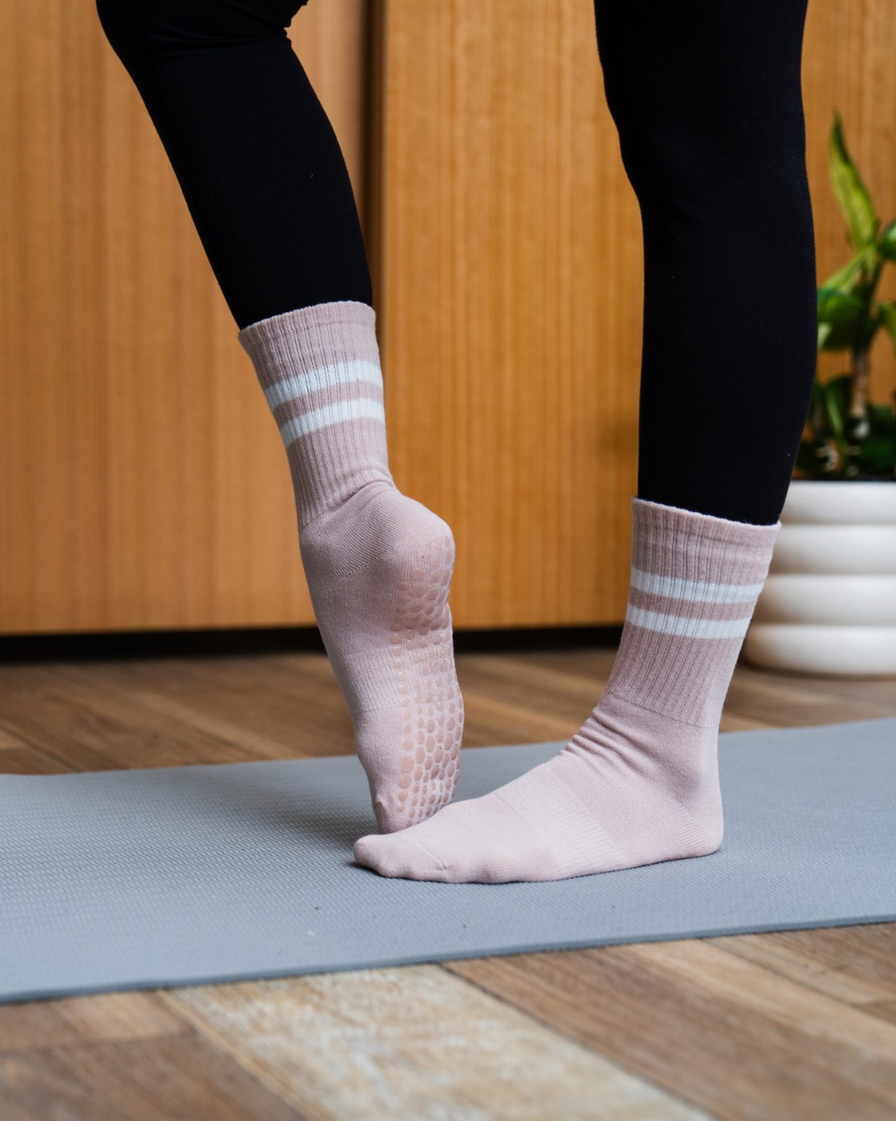 Chaussettes de Pilates antidérapantes