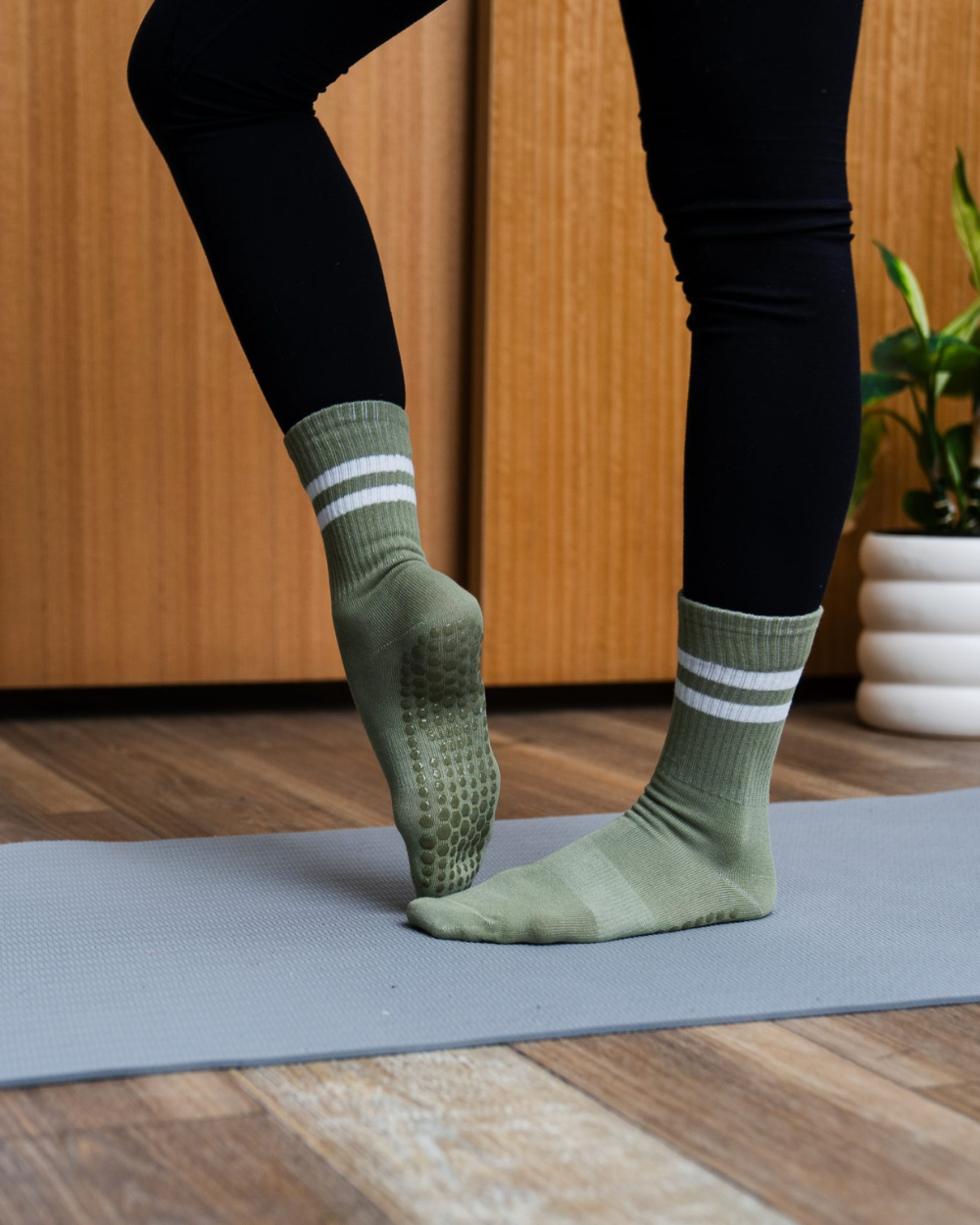 Chaussettes de Pilates antidérapantes