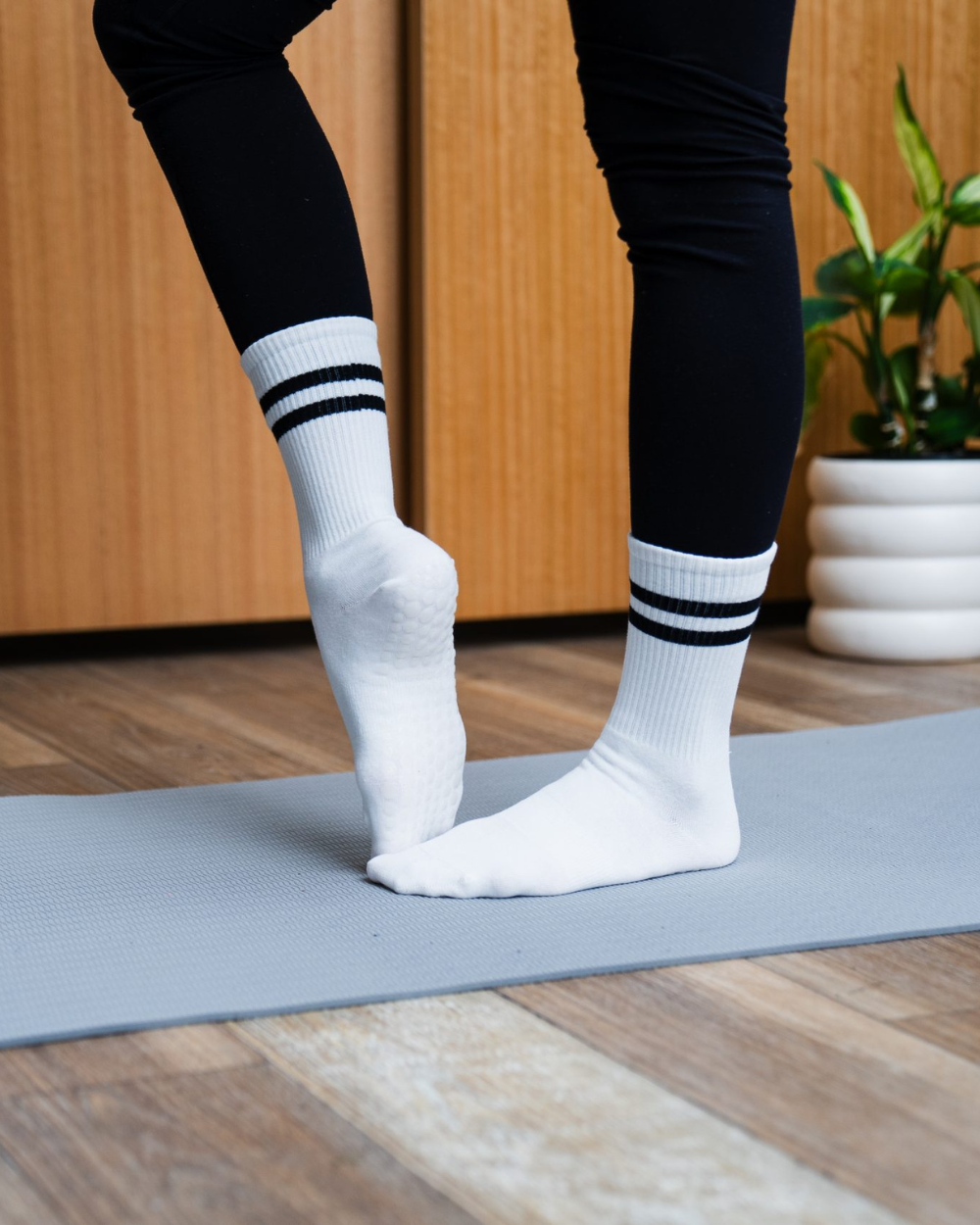 Chaussettes de Pilates antidérapantes