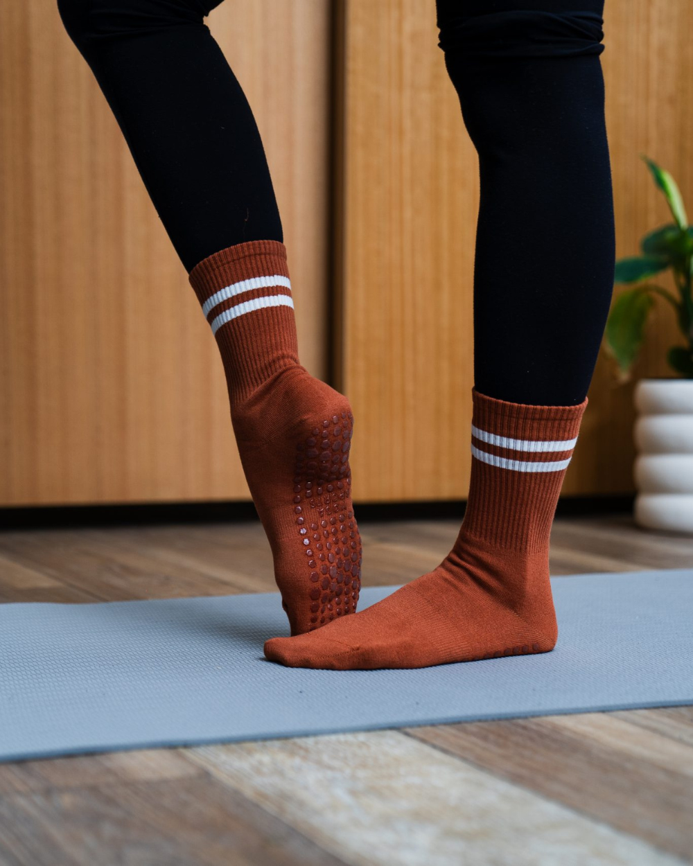 Chaussettes de Pilates antidérapantes